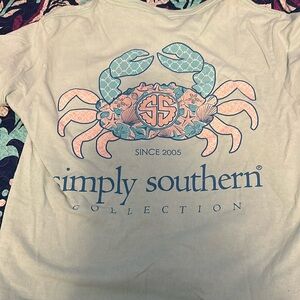 Simply Southern women’s crab shirt